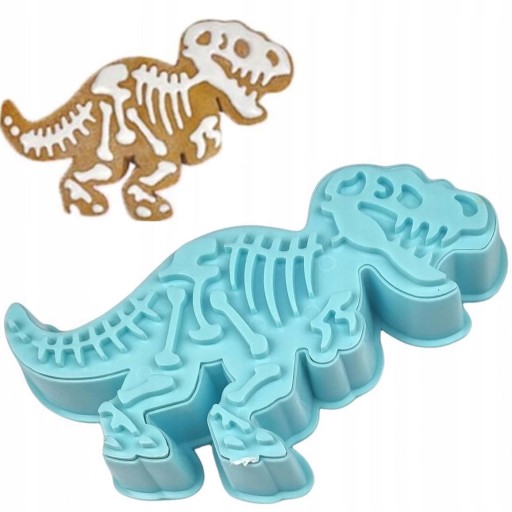 Vykrajovačky na sušienky dinosaurov so šablónami - 8 ks.