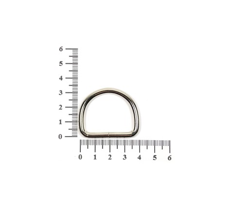 Kovový polkruh D krúžok 3cm 30mm 2 kusy