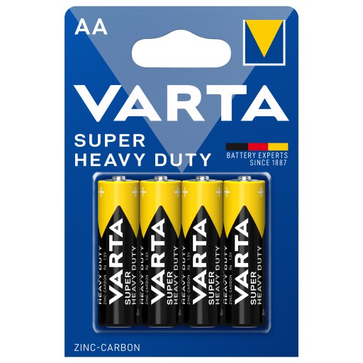 VARTA R6 AA Superlife prstová batéria 4 ks