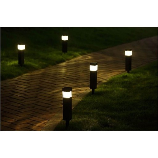 LED solárne záhradné svietidlo, zemný stĺpik, zemný stĺpik, hrot, LUMILED