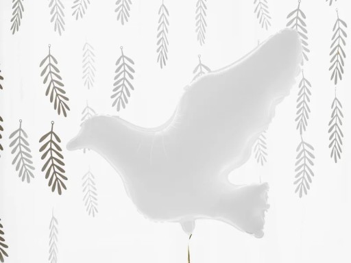 Fóliový balón Holubica Holubica 77x66 cm Prvé sväté prijímanie