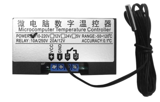 Digitálny regulátor teploty 230V termostat