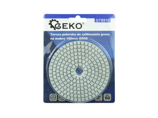 Leštiaci kotúč na mokré brúsenie kameniny 100mm GR50 G78910 GEKO