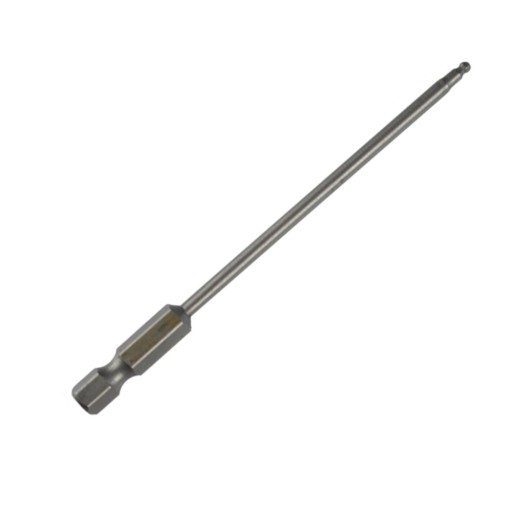 Dlhý magnetický bit HEX H2.5 100mm Guľôčkový hrot