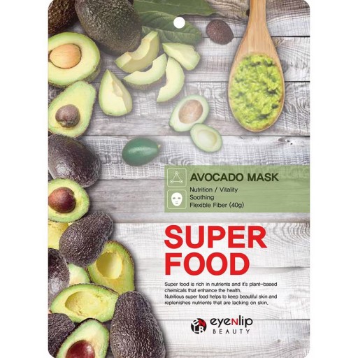 Zvlhčujúca maska proti vráskam KOREAN AVOCADO TV MASK