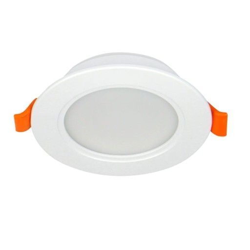 Okrúhly zapustený stropný panel 5W 230V teplá biela