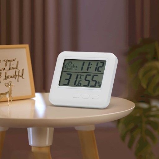 TEPLOMER ELEKTRONICKÝ vlhkomer SONDA HODINY SENZORA METEOSTANICE
