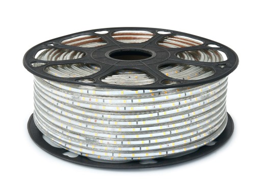 LED PÁS 230V 2835 60LED 1M IP68 6W STUDENÝ