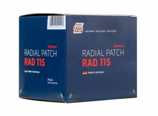 RADIÁLNA VLOŽKA TL-115 ZÁPLATY TIP TOP PNEUMATIKY PRE TIP TOP PNEUMATIKY 75x90