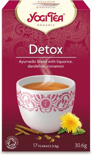 Detoxikačný BIO čaj (17x1,8g) 30,6g Yogi Tea