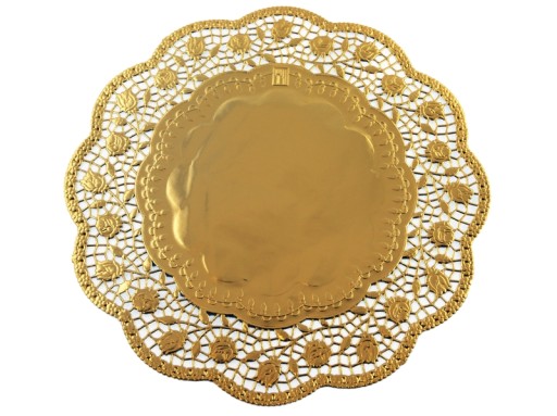 OZDOBNÉ OBRÁŽKY ZLATÉ, 17cm x 10 ks.