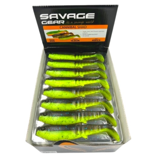Savage Gear Cannibal kopyto 12,5 cm - Chartreuse P.
