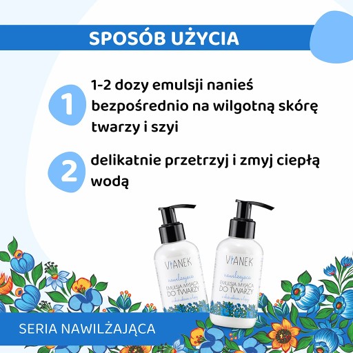 VIANEK Hydratačná čistiaca emulzia na tvár