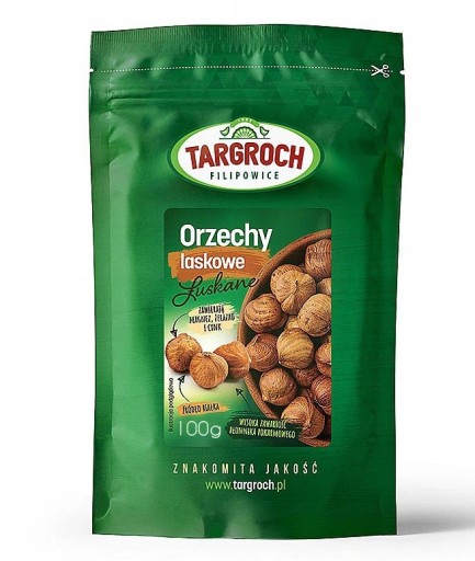 Lieskové orechy celé orechy 100g Tarpeas