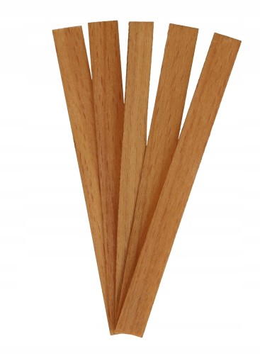 Drevený knôt na sójový vosk, 5 ks 8 cm