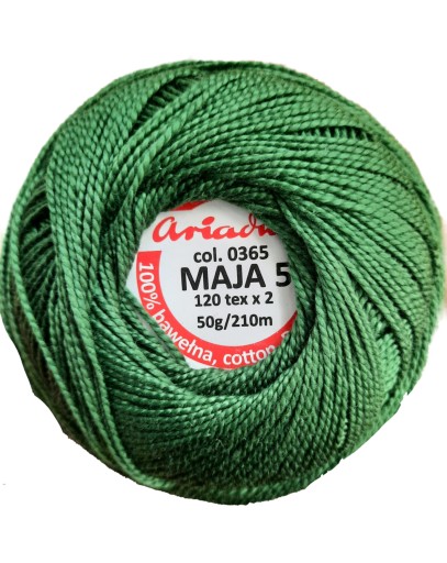 Cordonek MAJA 5 ariadna 210m - 365 tmavozelená