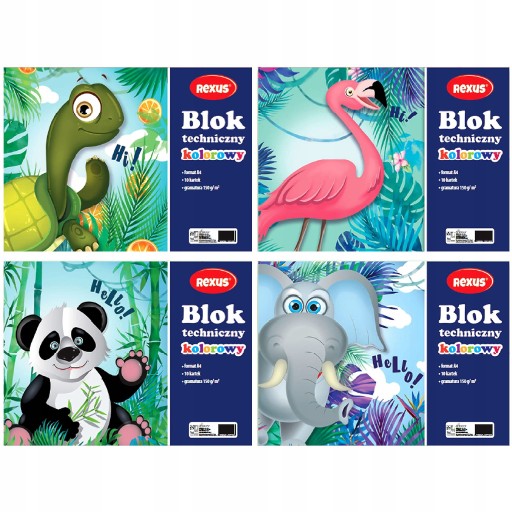FAREBNÝ TECHNICKÝ BLOK A4 BENIAMIN 10 listov