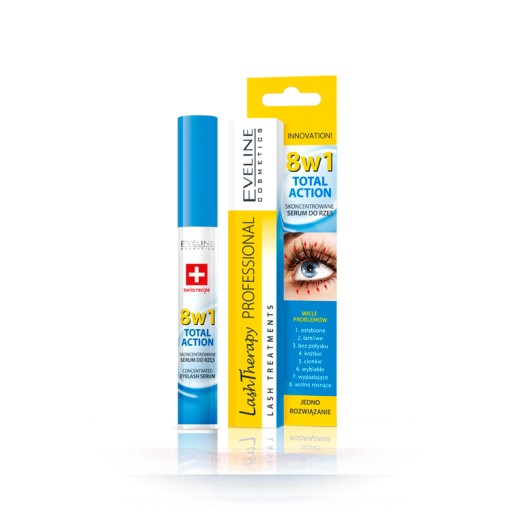 Eveline Total Action kondicionér - sérum na mihalnice 8v1