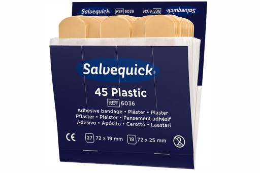Plastové obväzové náplasti Salvequick Cederroth REF 6036