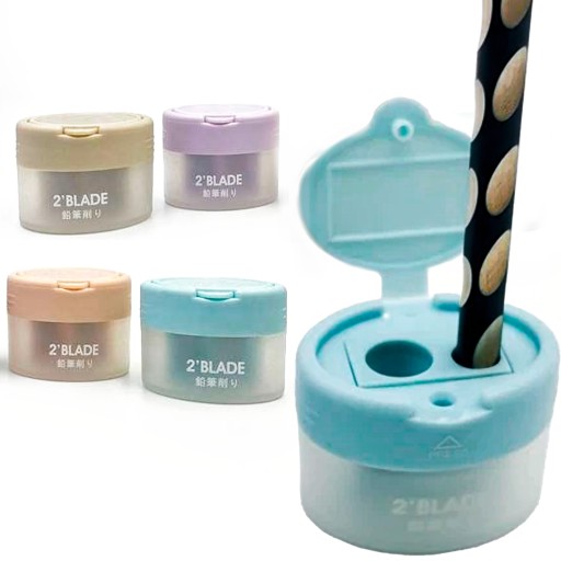 DVOJITÝ BRÚSOK S NÁDOBOU, FAREBNÝ PASTEL, PLAST