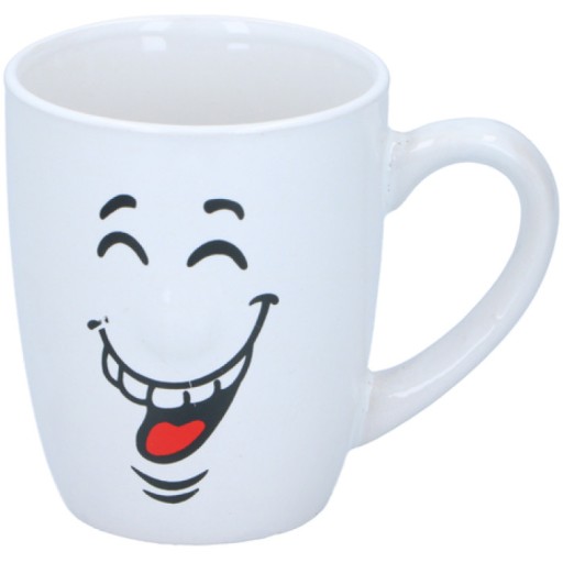 Keramický hrnček, smajlík, s úsmevom, 300 ml, vzory