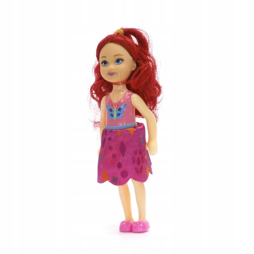 MÓDNE OBLEČENÁ BÁBIKA mini bábika 13cm FARBY