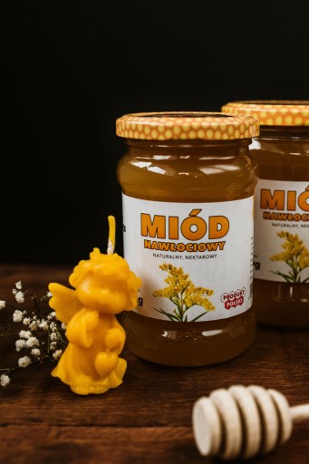 Zlatobýľ medový nektár Pevný poľský prírodný Ceremuga 250g