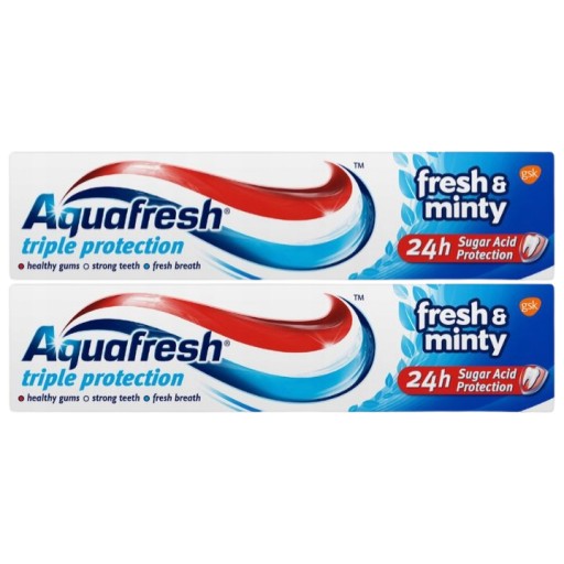 Zubná pasta Aquafresh Fresh & Minty 2x75ml