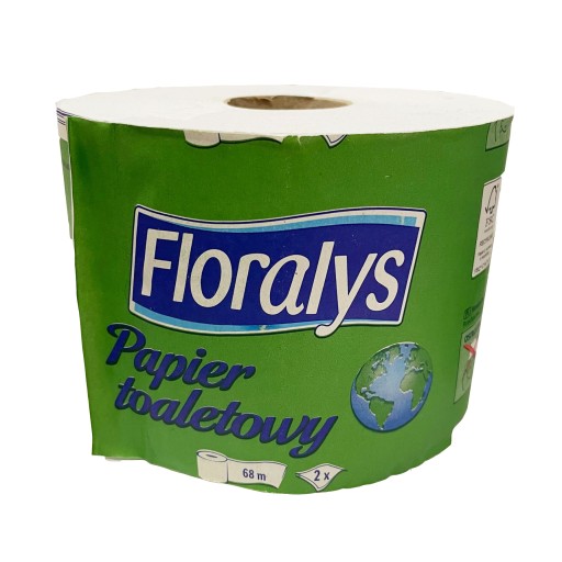 FLORALYS NEIDENTIFIKOVANÝ TOALETNÝ PAPIER 68m ROLKA, 2 VÁL