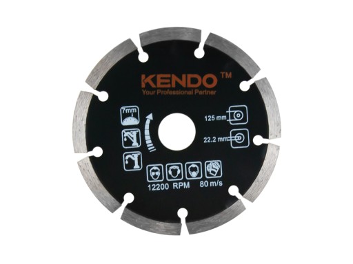SEGMENTOVANÝ DISK TURBO BETÓNOVÁ KOCKA 125x22,2x1,9