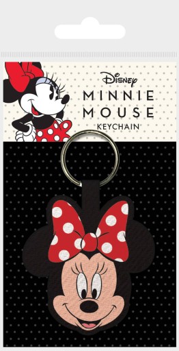 Pletená kľúčenka Minnie Mouse s rozprávkovou tvárou