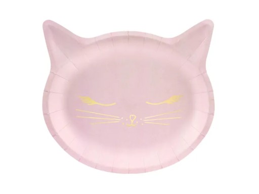 Taniere pre mačky 22x20cm (1 balenie / 6 ks) Tanier Party Deco