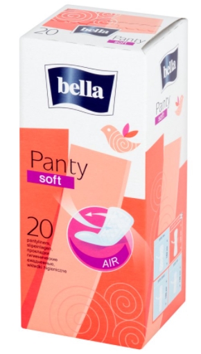 Bella, Panty Soft, slipové vložky, 20 kusov
