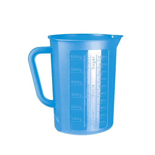 Džbán s odmerkami, 1,4 l, modrý