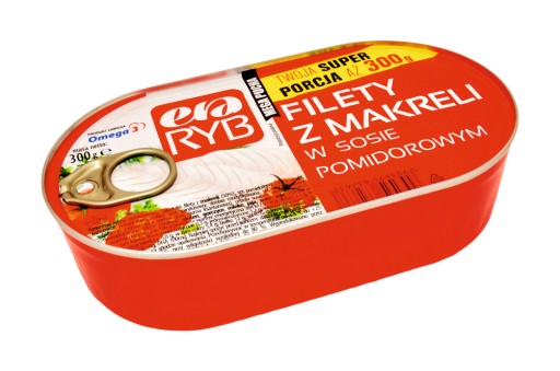 Era Ryb Filety z makrely v paradajkovej omáčke 300 g