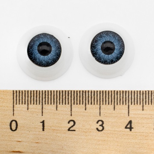 Oči na hračky plastové 20x10mm 4 páry