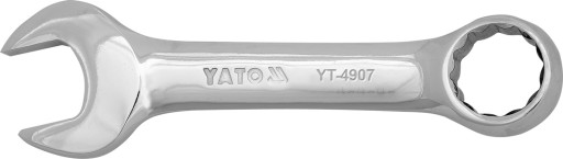 KOMBINOVANÝ KĽÚČ KRÁTKY, CHROMOVANÝ, 14 mm YATO