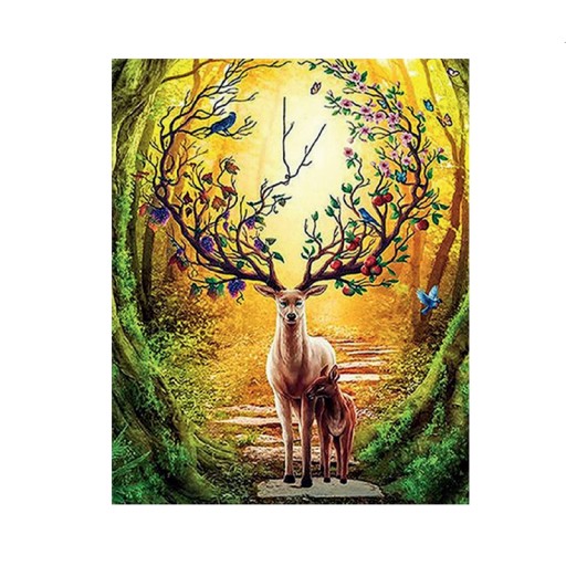 Diamantové vyšívanie Diamant 30x40cm Jeleň DPX-02985