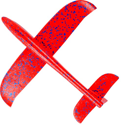 STYROPENOVÝ LIETADOVÝ KLUZÁK 47 CM SO SVIETIACI LED