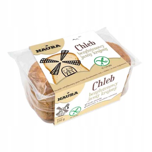 Bezlepkový bezlepkový chlieb Naura krájaný 350 g