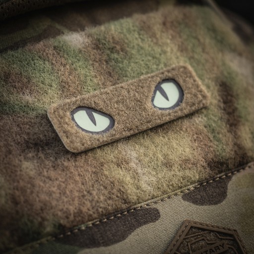 NÁŠPISKA CAT EYES CAT EYES TYP 2 LASEROM REZANÝ VELCRO SVIETEĽNÝ M-TAC COYOTE
