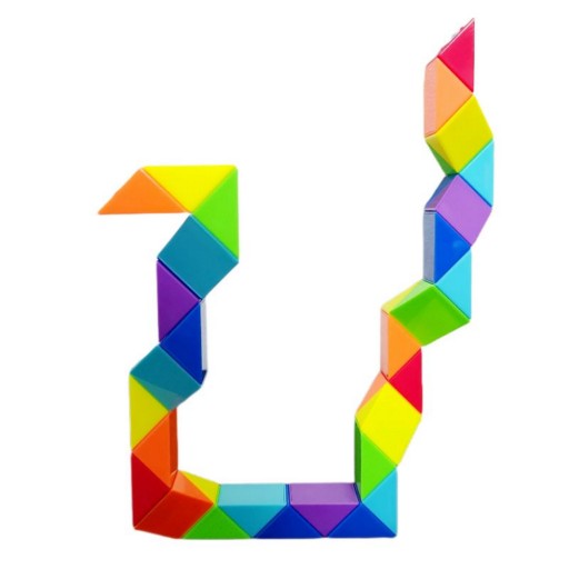 MAGIC RAINBOW SNAKE PUZZLE MAGIC SNAKE 36 EL FAREBNÝ