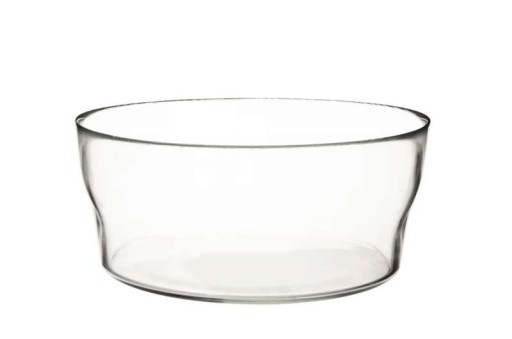 Miska na šalát, rovná sklenená misa, 19 cm, na šaláty