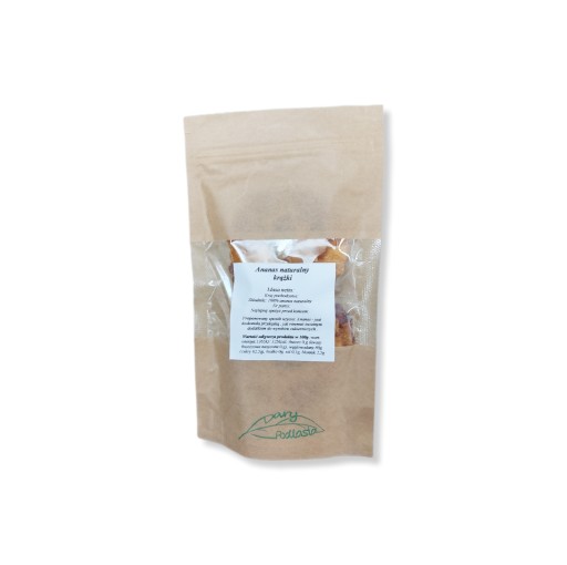 Sušený prírodný ananás - 100g - Dary Podlasie