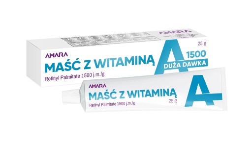 Amara masť s vitamínom A 25g Na psoriázu