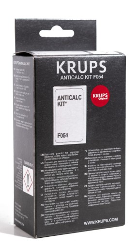 Odstraňovač vodného kameňa pre kávovar KRUPS F054 2x 40g + TEST ORIGINÁL