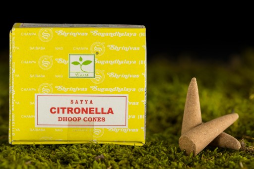 Satya kónické vonné tyčinky 12 ks - Citronella