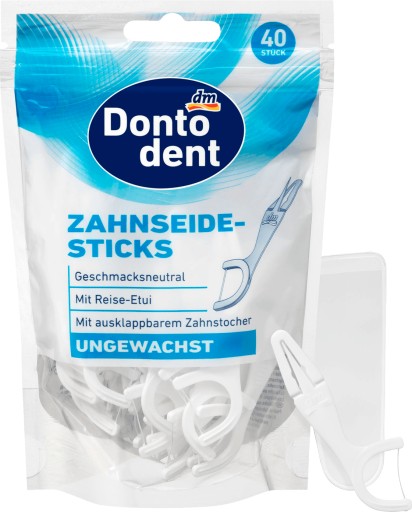DONTODENT THREAD DENTAL Flosser POUZDRO NA PÁRKY
