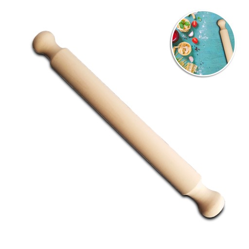 Drevený VALEC NA PIZZU NA 40cm EKOTÁČIK TRADE VYROBENÝ