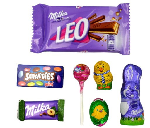 Súprava Milka Sladkosti pre deti, zajačik, čokoláda, VEĽKONOČNÉ BALENIE
